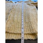 Ashley Blake Pearl Button Down Cardigan Womens M Long Sleeve V Neck Knit Yellow Size M Photo 7