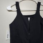 Outdoor Voices  Women's Black Nylon Full‎ Zip Powerhouse Dress Sleeveless Sz L/XL Photo 2