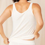 ANDIE The Scoop Tank Black Bamboo Jersey size L NWT Photo 6