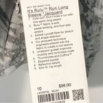 Lululemon It’s Rulu Run Long Sleeve Jacquard Size 10 Liquidize Camo NEW Photo 3