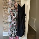 Elegant Black Strapless Gown Photo 2