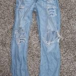 American Eagle wide leg  ripped jeans low rise Photo 0