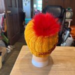 Hand knitted, Iowa State, stocking cap.​​ Photo 2