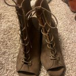 Qupid Peep Toe Sandals  Photo 0