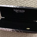 Kensie Eyewear Eyeglasses Case Eye Glasses EUC Black White Photo 5