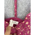 Nine Britton  Women's Blouse Pink Floral Size Small T Back Tank Lined Sleeveless Photo 6