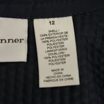 Alfred Dunner  Jacket Women 12 Black Green Blue Colorblock Quilted Granny Grandma Photo 7