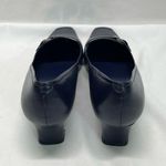 Easy Spirit EASY‎ SPIRIT LEATHER SLIP ON HEEL 8.5 W/2” HEEL DARK PURLE PREOWNED Photo 3