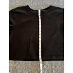 Urban Outfitters Crop Top Black T- Shirt Large Photo 2