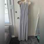Joanna August Soft Lavender Long Sleeve Dress Gray Size M Photo 3