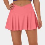 Halara cloudful air comfy high waisted crossover skirt Photo 0