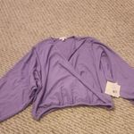 Beyond Yoga  Lilac Wrapped Up Pullover Size S Photo 5