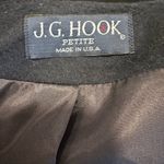 Vintage 80s J. G. Hooks Sz: 10P Long 100% Wool Navy Single Breast Peacoat. Blue Photo 7