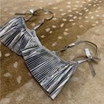 Savage x Fenty NWT Pleated Lamé unlined bra silver ruffle bow women’s size 32D Photo 5