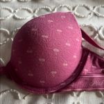Victoria's Secret Victoria’s Secret Women's Starry Black and Pink T Shirt Bra Set Size 32C Photo 2