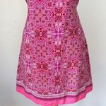 Vintage 90s Pink Mandala Print Sleeveless Dress Size 8 Photo 2