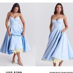 House Of CB  L A-C  'Mademoiselle' Cinderella Blue Tulle Midi Dress NWOT Photo 10