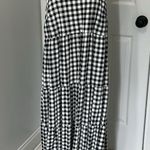 Torrid  Maxi Halter Tiered Dress Black White Gingham Photo 0