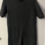 Banana Republic Short Sleeve Womens Charcoal Gray Sweater Dress Sz Small Photo 0