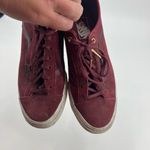 Vans Old Skool Suede Maroon Low Top Skate Shoes Sneakers Lace Up Women 8 Men 6.5 Photo 3
