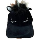 Spooky Streets Black Velour Unicorn Cap Hat OS NEW Halloween Costume Dress Photo 0