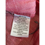 Fred David  Red/Multi Floral‎ Blouse V Neck Sleeveless Size XXL High/Low Photo 5