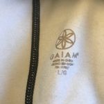 Gaiam  Open Back Black Gray Sports Bra Women’s Size Large Photo 4