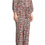 Robert Rodriguez Women's Taylor Floral Cropped Floral Shirt Jumpsuit Size 4 Photo 4