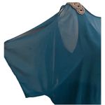 R & M Richards R & M‎ Richards Dress 14 Sheer Top Stretch Cruise Wedding Party Cocktails Photo 2