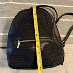London Fog  Quilted Black Backpack Photo 1