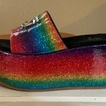 Shane Justin Rainbow Glitter Platform Sandals Shoes Euro Size 35 / US Size 5 Photo 5