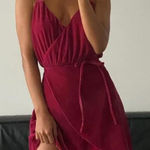 Urban Outfitters 3 for $15!!  red maroon velour dress Photo 0