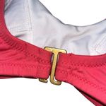 Lands’ End Pink Twist Front Bikini Swim Top size 4 Photo 2