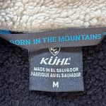 Kuhl Alfpaca Quarter Zip Fleece Outdoor Pullover in Black and Tan Womens M💛 Photo 7