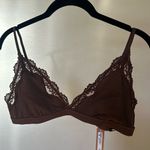 SKIMS  Fits Everybody Corded Lace‎ Triangle Bralette COCOA size XL new with tags Photo 1