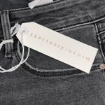 Sanctuary Connector Kick Crop Black Raw Hem Denim Jeans. Size 28 NWT $102 Photo 9