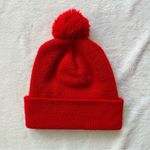  “Enjoy Coca Cola” Vintage Embroidered Pom Pom Winter Beanie Red/White Photo 3