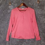 Faherty  Legend Rib Gila Henley Long Sleeve Womens Large Photo 1
