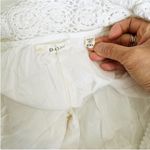 Doen lace crochet boho top in salt NWT White Size XXL Photo 6