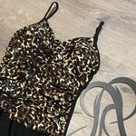 Merona  Leopard Print Strappy One Piece Bathing | Summer Swimsuit Photo 1
