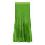 COS  Kelly Green Pleated Skirt 12 Photo 2