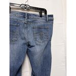 SO  Jeans Women's Size 13 Mid Rise Slimming Straight‎ Light Wash 32x30  BQE-C Photo 6