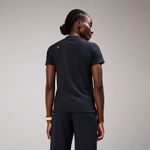 FIGS  Sona FORMx Slim V-Neck Scrub Top in Navy, Size X-Small Photo 7