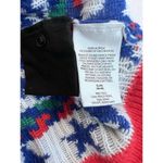 Jolly Sweaters Women's XL Blue/Red Ugly Christmas Sweater Furry Cat Persian Red Photo 7