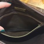 Mario Valentino Adjustable Crossbody Bag PVC x Leather Authentic USED Brown Photo 9