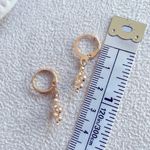 Lulus Mini snake gold dangle earrings Photo 1