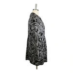 Style & Co Paisley Black And White Button Jacket Lightweight Women Size Small Photo 3
