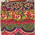 Maeve  by Anthropologie Sheffield Textured Floral Bohemian Pencil Skirt Size 12 Photo 1