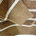 Faherty  Women's Mariner Sweater Carmel Stripe Size M Photo 7