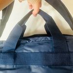 Vintage TWA GETAWAY Navy Blue Red Vinyl Carry On Travel Bag Shoulder Strap Bag Photo 9